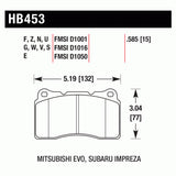 F-HAW-HB453B.585 - Hawk - HPS 5.0 Brake Pads - Front  (inc. 04-15 STi / 03-14 EVO / OEM Brembo)