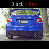 F-RAR-MF32-UR-BLK/RD - Rally Armor - UR Mudflaps Black/Red Logo - Sedan (15 WRX / 15 STI)